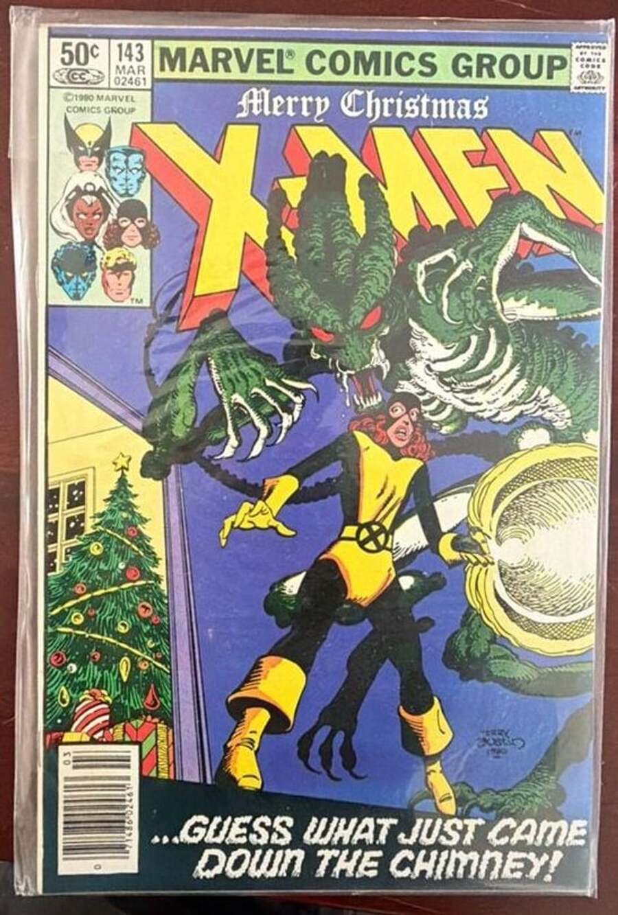 Marvel Comics Uncanny X-Men #143 Christmas Issue 1981 Newsstand